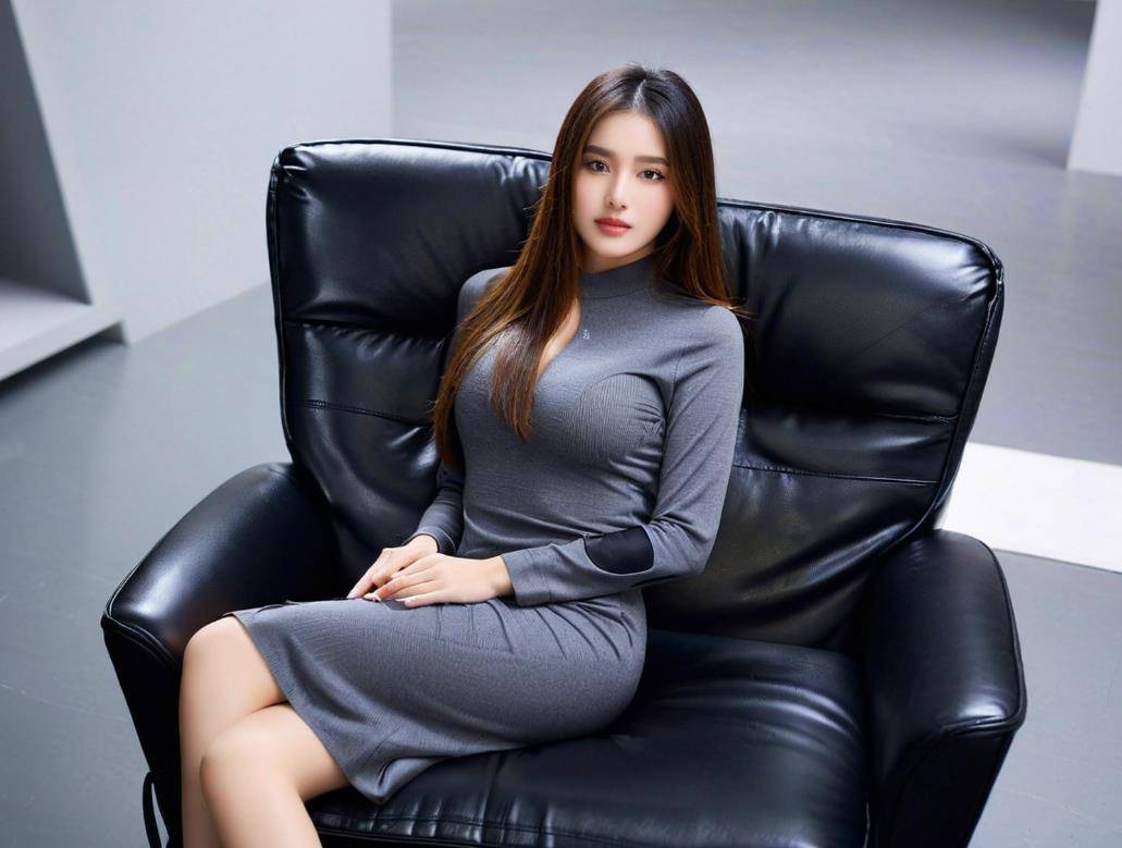 女性优雅气质彰显职场率性干练的气场AG真人平台app尖头高跟鞋穿出(图2)